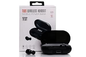 Ceuta T2 TWS Wireless Earbuds with Button Touch Control, 1500mAh, Display | Active Noise Cancellation Earbuds (Upto 32dB) | Massive 150Hrs Playtime | BT 5.2 (Black)