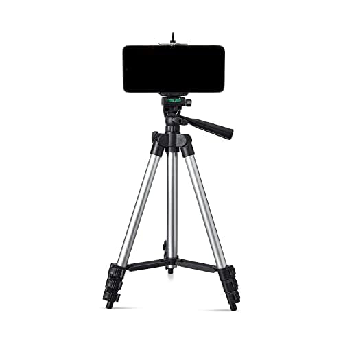 3110 Adjustable Aluminium Alloy Tripod Stand Holder for Mobile Phones & Camera, 360 mm -1050 mm, 1/4 inch Screw + Mobile Holder Bracket