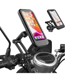 Ceuta Bike Phone Mount, 360 Rotation, Waterproof, Universal Handlebar Case, 4-7.2 inch Smartphones