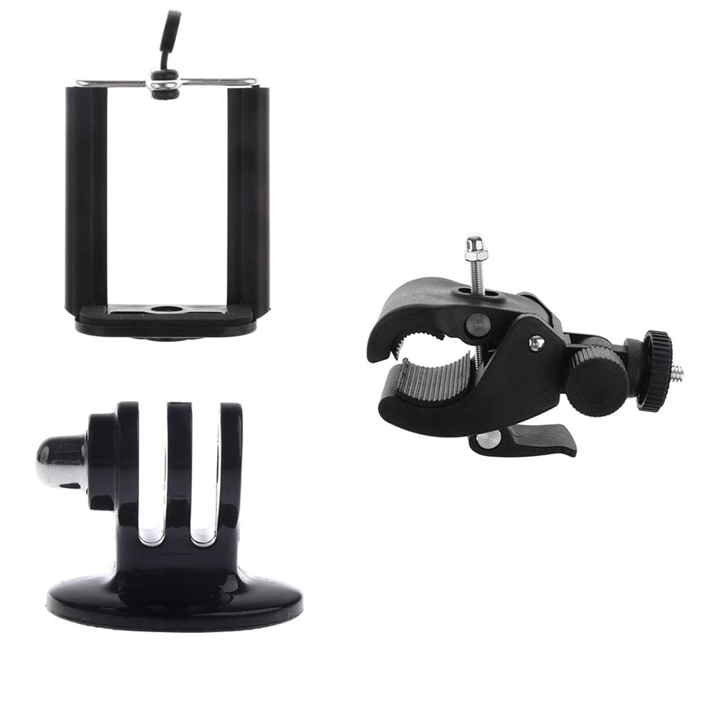 CEUTA Action Camera 360 Degree Rotatable Handlebar Screw Mount Tripod Clamp for GoPro Hero 5 6 7 8 9 10 | DSLR | Xiaomi Yi 4K Action Camera Sjcam