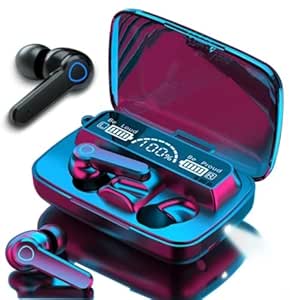 Ceuta M19 Earbuds/Tws/Buds 5.1 Earbuds With 280H Playtime, In Ear Headphones With Power Bank & Led Display Bluetooth Headset (Black, True Wireless)